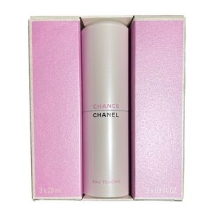 Travel size Chanel Chance with refills